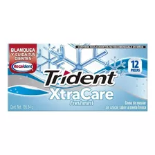 Trident Xtracare Freshmint Con 12 Chicles Goma De Mascar