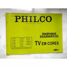 Esquemario Antigo Tvs Philco Vários Modelos Cod. Eltec 349