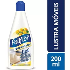 Lustra Móveis Perfume Suave 200 Ml, Poliflor, 200 Ml