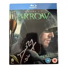 Arrow Blu-ray Temp. 1&2 Autografado David Ramsey Ccxp