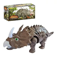 Triceratops Mundo Dos Dinossauros Com Luz Som E Movimento Wk