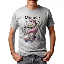 Camiseta Academia Hello Kitty Maromba Alta Qualidade