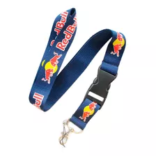 Red Bull Cinta Correa Lanyard Llaves Credencial Gafete Usb