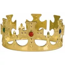 Corona Plástica De Pasta Para Rey, Hallowen Y Disfraz