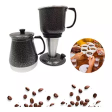 Cafeteira Italiana Preto Creado 1500 Ml Em Aluminio 29cm 