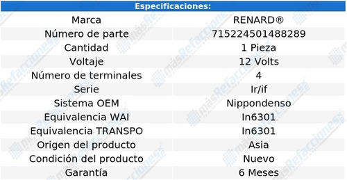 Regulador Lexus Rx330 V6 3.3l 04-06 Renard Foto 3