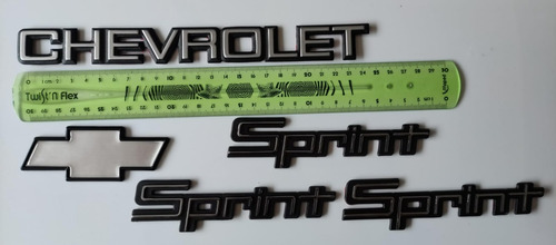 Chevrolet Sprint Emblemas X 5 Cinta 3m Foto 4
