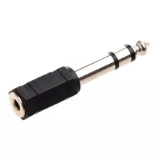 Adaptador Para Audio Plug Stereo De 6.3 Mm A Jack 3.5 Mm