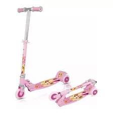 Patinete Infantil Rosa Belinda 3 Rodas Até 50kg