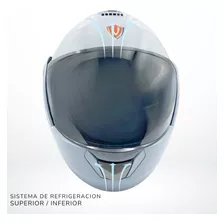 Casco Abatible Para Motos Anti Niebla C/visera Y Gafa Dot