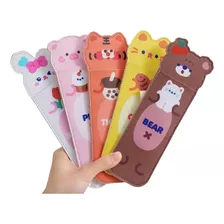 Estojo Porta Caneta Lápis P/ Livro Caderno Kawaii Papelaria