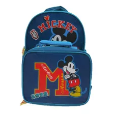 Mochila Con Lonchera Mickey Disney - Intek