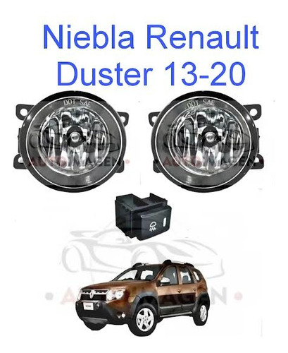 Juego Faros Niebla Renault Duster 13-20 Tipo Original Foto 2