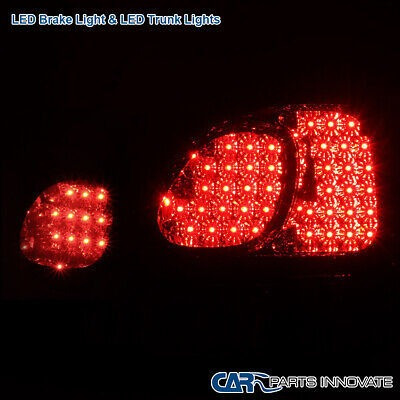 Fits 98-05 Lexus Gs300 400 430 Rear Red Clear Led Tail L Ttx Foto 6