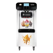 Máquina Helados Suave Embraco, 300 Conos/hora Batidor Acero