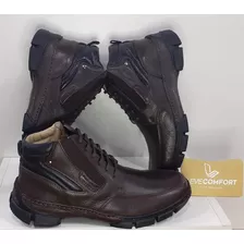 Bota Masculina Com Elástico - Sapatoterapia - Couro