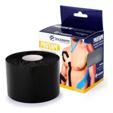 Bandagem Elastica Funcional Adesiva Pro Tape Preto Incoterm