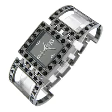 Reloj Montreal Mujer Ml416 Brazalete Metal Strass