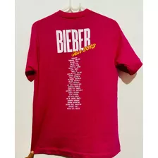 Justin Bieber Oficial Tour 2013 Raro Camisetaoriginal