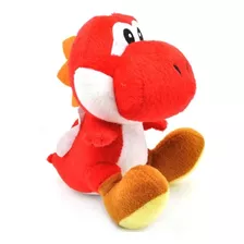 Super Mario Yoshi Muñeco Rojo Peluche Juguete De Felpa 