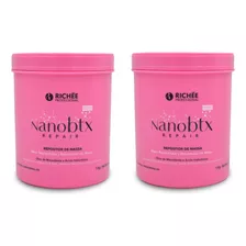 Repositor De Massa Capilar Richée Nano Btx Repair 1kg 2 Unid