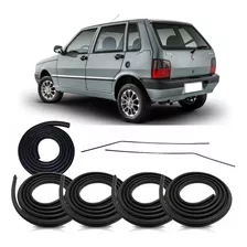 Kit Borrachas Portas Mala Ping Fiat Uno 4 Portas Gp