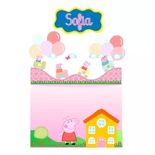 897 - Arquivo Digital Topo De Bolo Peppa Pig