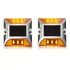 2 Vialetas Solares Inteligentes 6 Luces Led Fotocelda Automa