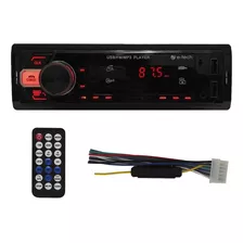 Som Automotivo Rádio Mp3 E-tech Light Bluetooth Usb Sd Card