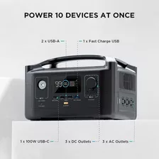 Estacion De Carga 600 Watts Para Paneles Solares 