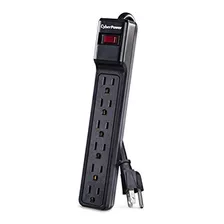 Cyberpower Csb6012 Essential Surge Protector, 1200j / 125v,