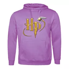 Poleron Harry Potter Tipo Canguro Con Capucha Pow Club Colores