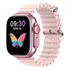 Smartwatch Para Mujer Reloj Inteligente Sumergible Rosa Gold