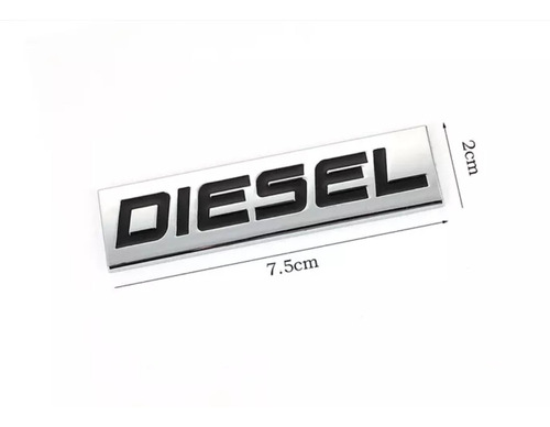 Emblema Diesel Metlico Tapa Combustible Foto 4