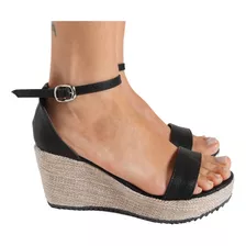 Sandalias De Mujer Taco Chino Yute Yute Moda Verano Bajas 