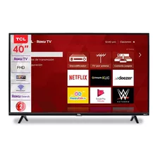 Pantalla Tcl 40 Pulgadas Led Full Hd Wifi 110v Hdr Roku Tv