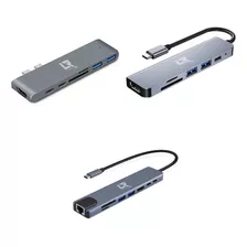 Adaptador Hub Usb Tipo C 6en 1