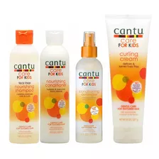 Cantu Cuidado Para Niños Shapmoo + Acondicionador + Detang.