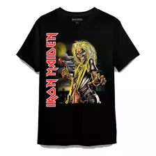 Camiseta Iron Maiden Killers Of0025 Consulado Do Rock