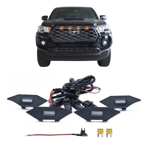 Kit Luces Led Parrilla Toyota Tacoma Trd 2020 2021 2022 2023 Foto 10