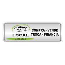 Placa De Estacionamento Para Veículo Kit 2 Placas