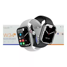 Smartwatch W34+ Serie 8 Relógio Digital Masculino E Feminino Cor Da Caixa Preto