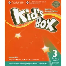 Kids Box 3 Activity Book With Online Resources Updated 0, De A Cambridge. Editora Cambridge, Capa Mole Em Inglês
