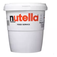 Nutella 3kg Balde Pote Creme Avelã Recheio