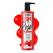 Shampoo Rojo Matizador Brazilian 500ml. Rojos Y Caobas