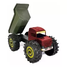 Mini Caminhão Caçamba 4x4 Vermelho P.a Brinquedos