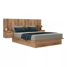 Cama Casal Com Mesa De Cabeceira Solanum 8292 - Foscarini