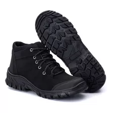 Bota Botina Coturno Masculino Cano Médio 