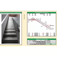 Planilha Dimensionamento Escada Concreto Armado