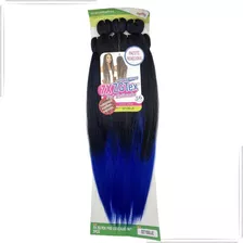 Cabelo Jumbo Zgtex Fibra Anti Bacterianas 6 Telas 400gr Cor Oet1b/blue